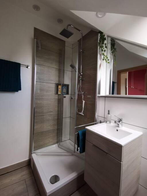 Studio Und Apartment Auf Dem Pferdehof Burgpreppach Buitenkant foto