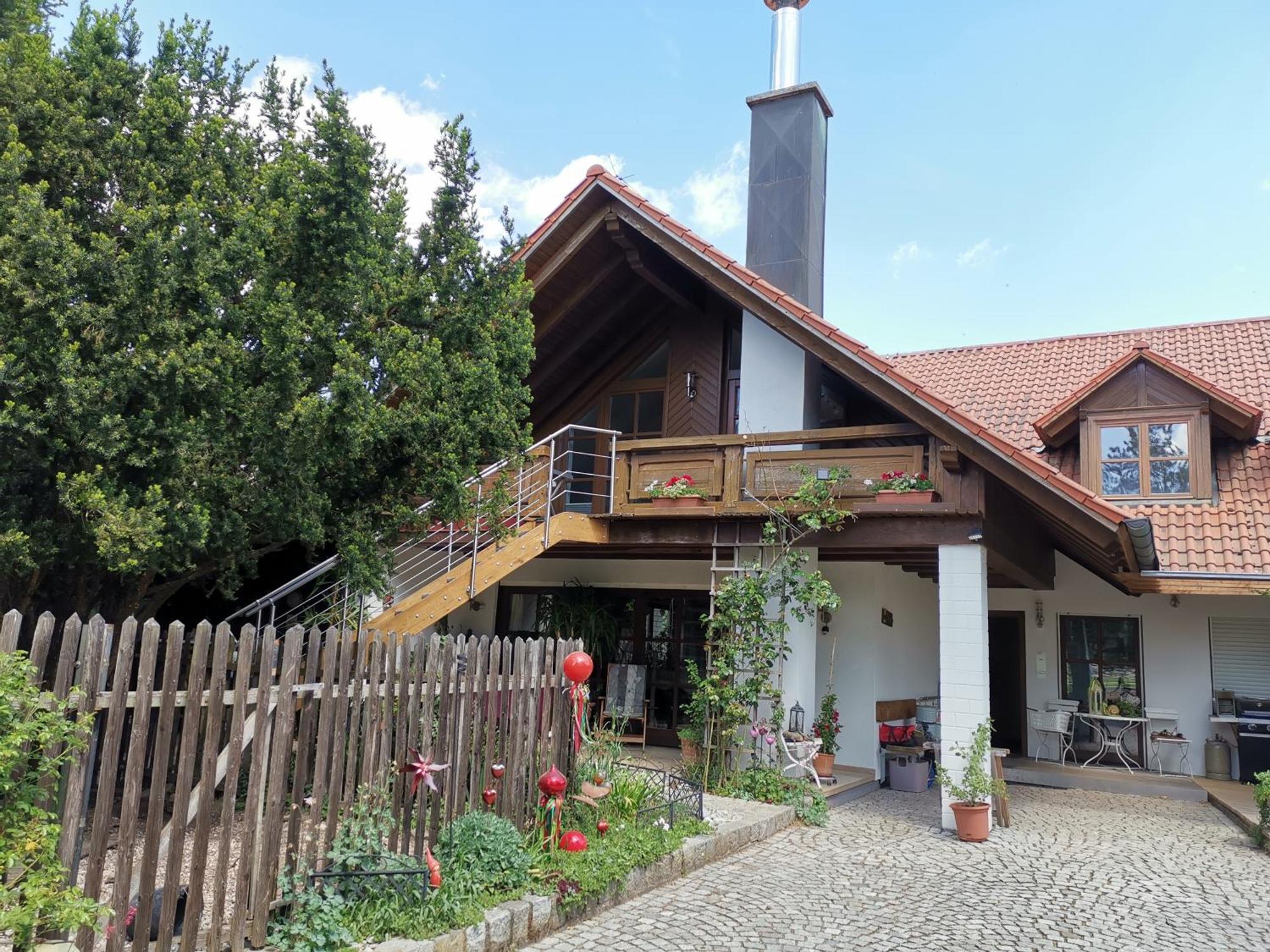 Studio Und Apartment Auf Dem Pferdehof Burgpreppach Buitenkant foto